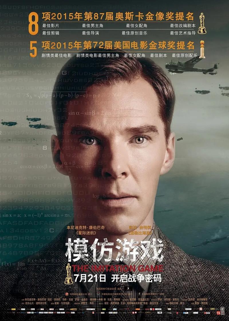 模仿游戏电影海报